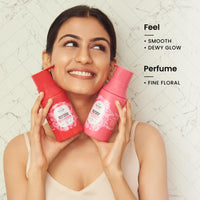 Foxtale Brightening Body Wash & Body Lotion SPF 30 | With Glycolic Acid, Niacinamide, Vitamin C | For Smooth & Glowing Skin | 6+ hrs Odor Control | Long Lasting Fragrance | All Skin Types | 250 ml