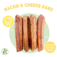 Nature Gnaws Cheese Bar Chews for Dogs  Natural Lasting Hard Chew Treats - Rawhide Free Dog Bones - Yak Alternative 4 Count