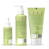 PLIX - THE PLANT FIX Neem Anti-Dandruff Advanced Kit | Shampoo (200ml), Serum (50ml), Conditioner (175ml) | Reduces Dandruff & Scalp Itching | Piractone Olamine & 3% Dandelix Pro™