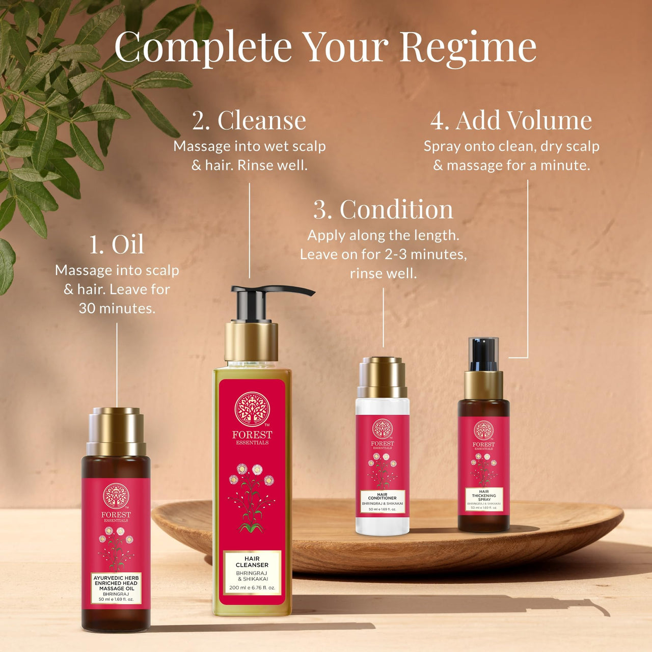 Forest Essentials Hair Cleanser Bhringraj & Shikakai | Ayurvedic Anti-Dandruff Natural Shampoo | Reduces Hair Fall and Dandruff | Controls Hair Thinning | Sulphate & Paraben Free,200 grams