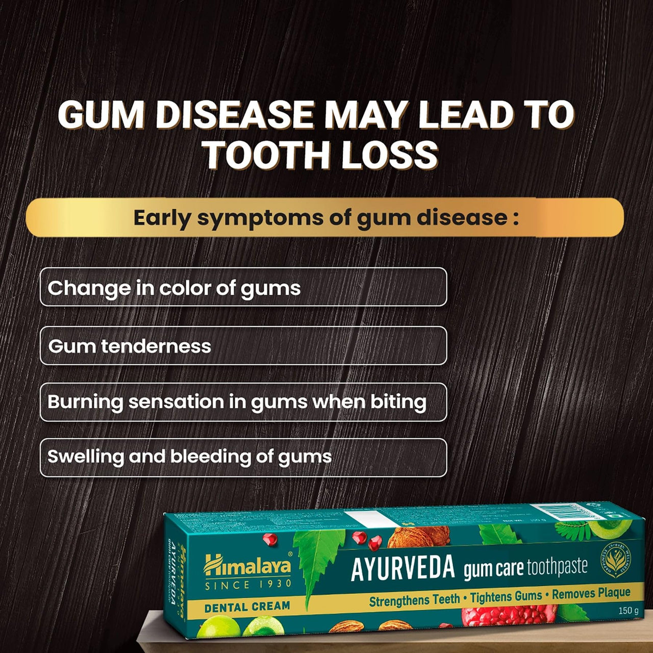 Himlaya Ayurveda Gum Care Toothpaste, 150G | Reduces Bleeding | Fights Bad Breath | With 13 Ayurvedic Herbs for Healthy Gums (Pack of 2)