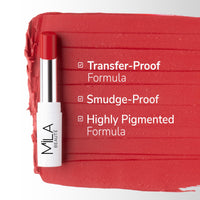 MILA BEAUTÉ Locked In Lips Lipstick | Transfer Proof Formula with Velvety Texture | Lightweight & Comfortable | Highly Pigmented Lipsticks | Shade -