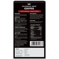 COLOMBIAN BREW COFFEE Pure Instant Coffee Powder, Strong 100g, Box & Colombian Brew Hazelnut Instant Coffee Powder, No Sugar Vegan, 50gm