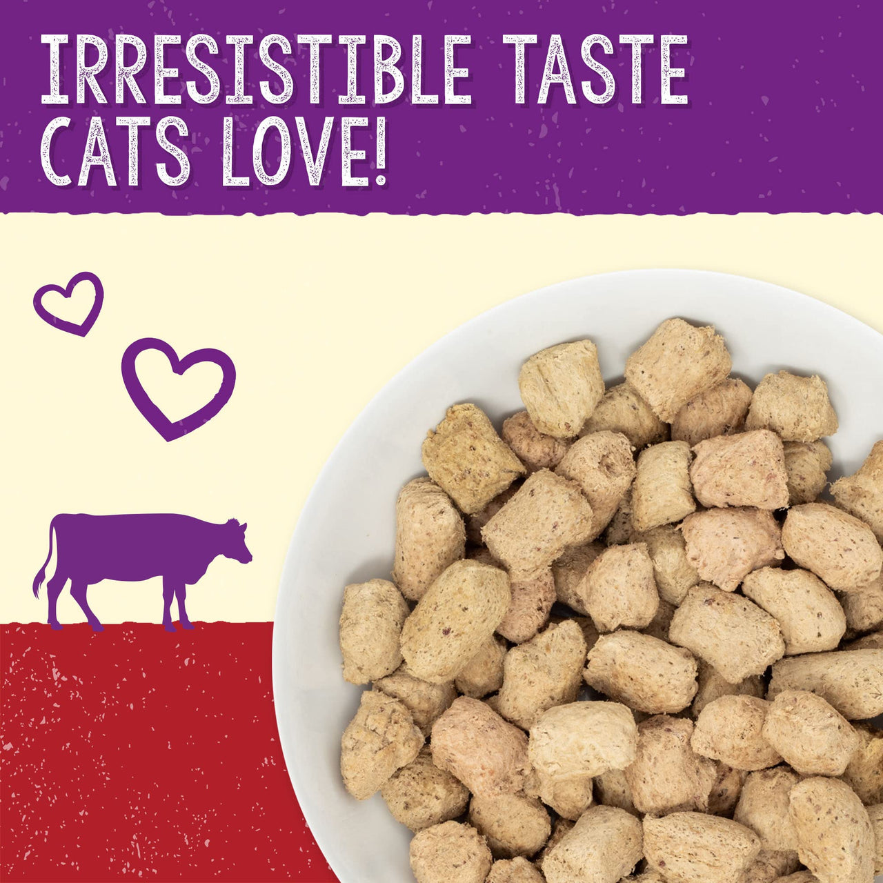 Stella & Chewy's  Freeze-Dried Raw Cat Dinner Morsels – Grain Free, Protein Rich Cat & Kitten Food – Bountiful Beef Recipe – 3.5 oz Bag 3.5 Ounce (Pack of 1)