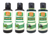 Khadi Pure 21 Herbs & Amla Bhringraj Hair Oil, 210 ml (Pack of 4)