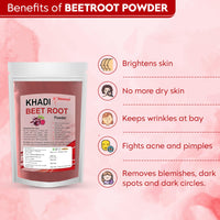 Khadi Omorose Beetroot Powder 100gm for Face | Lips | Hair | Glowing & Shiny Skin Face Pack