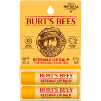 Burt's Bees 100% Natural Moisturizing Lip Balm, Beeswax (Pack Of 2)