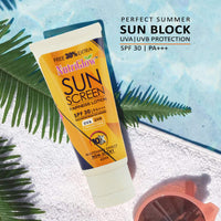NutriGlow Gold Kesar Face Wash (65ml) With Sunscreen SPF 30 PA+++ (65ml) & Aloe Vera Gel (100g), Pack of 3