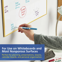 EXPO Low Odor Dry Erase Markers, Fine Tip, Assorted Colors, 12 Count 12 Count Assorted