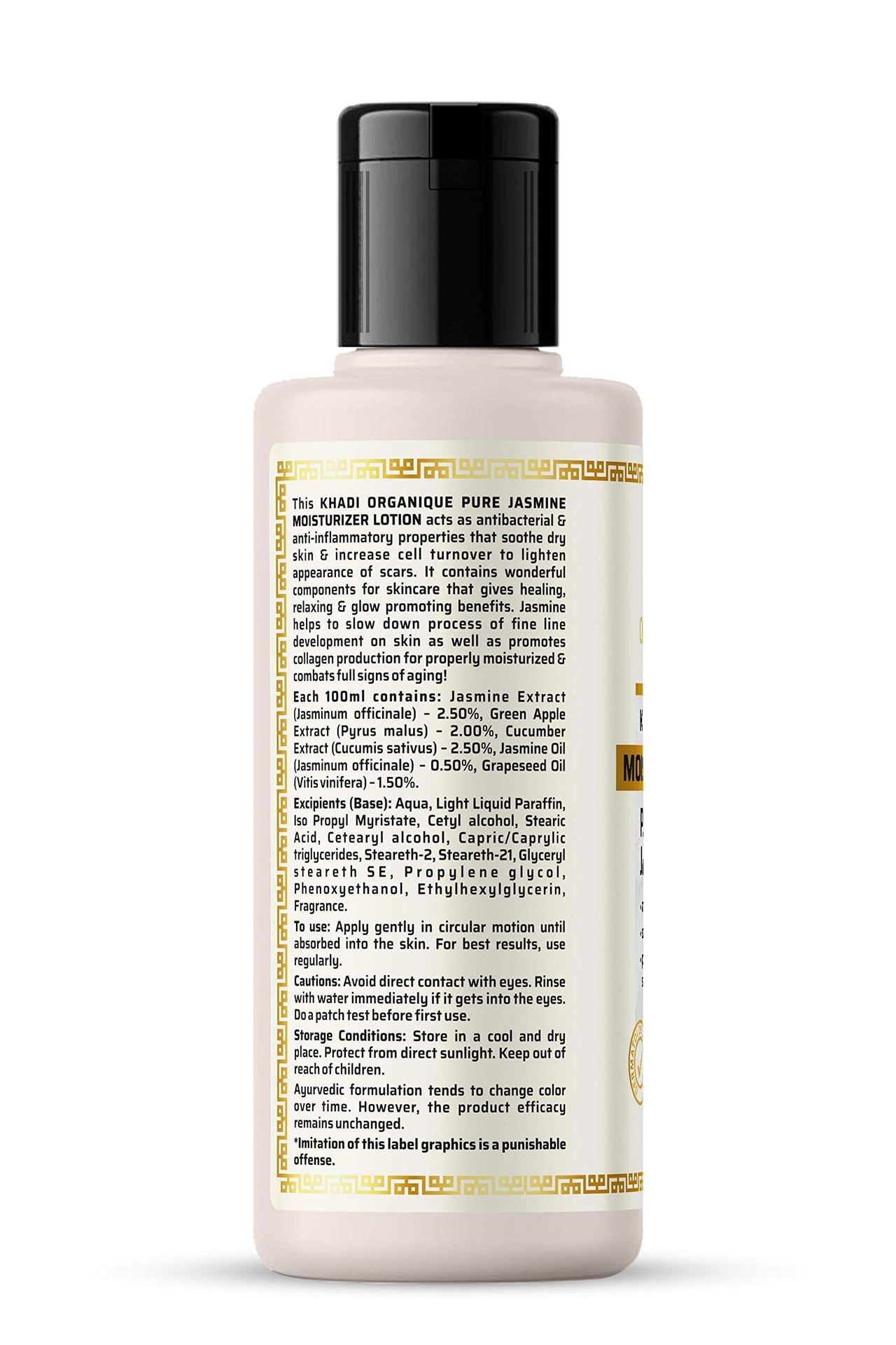 Khadi Organique Pure Jasmine Moisturizer Lotion Pack of 3