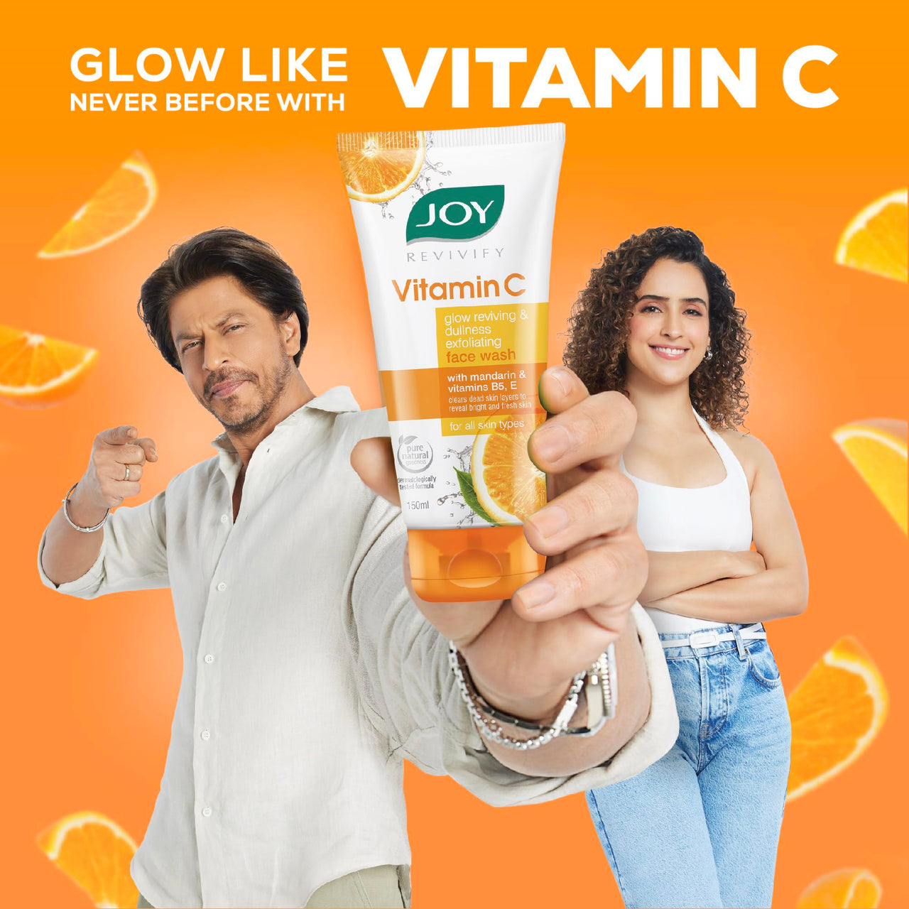 Joy Brightening & Moisture Balancing Face Cleansing Combo For Day & Night Routine (150mlx2)