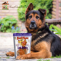 Sams Yams Sweet Potato Dog Treats, Healthy Dog Treats for Large Dogs - Sweet Potato Dog Treats Made in USA, High Fiber, Vegan Dental Chews - Big Boyz, Sweet Potato Dog Chewz, 15oz (Single Pack) 15 Ounce (Pack of 1)