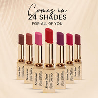 Seven Seas Matte With You Long Lasting Lipstick | Smooth Application |Transferproof & Smudge Proof | Highly Pigmented Lipstick for Women (Guardsman Red)