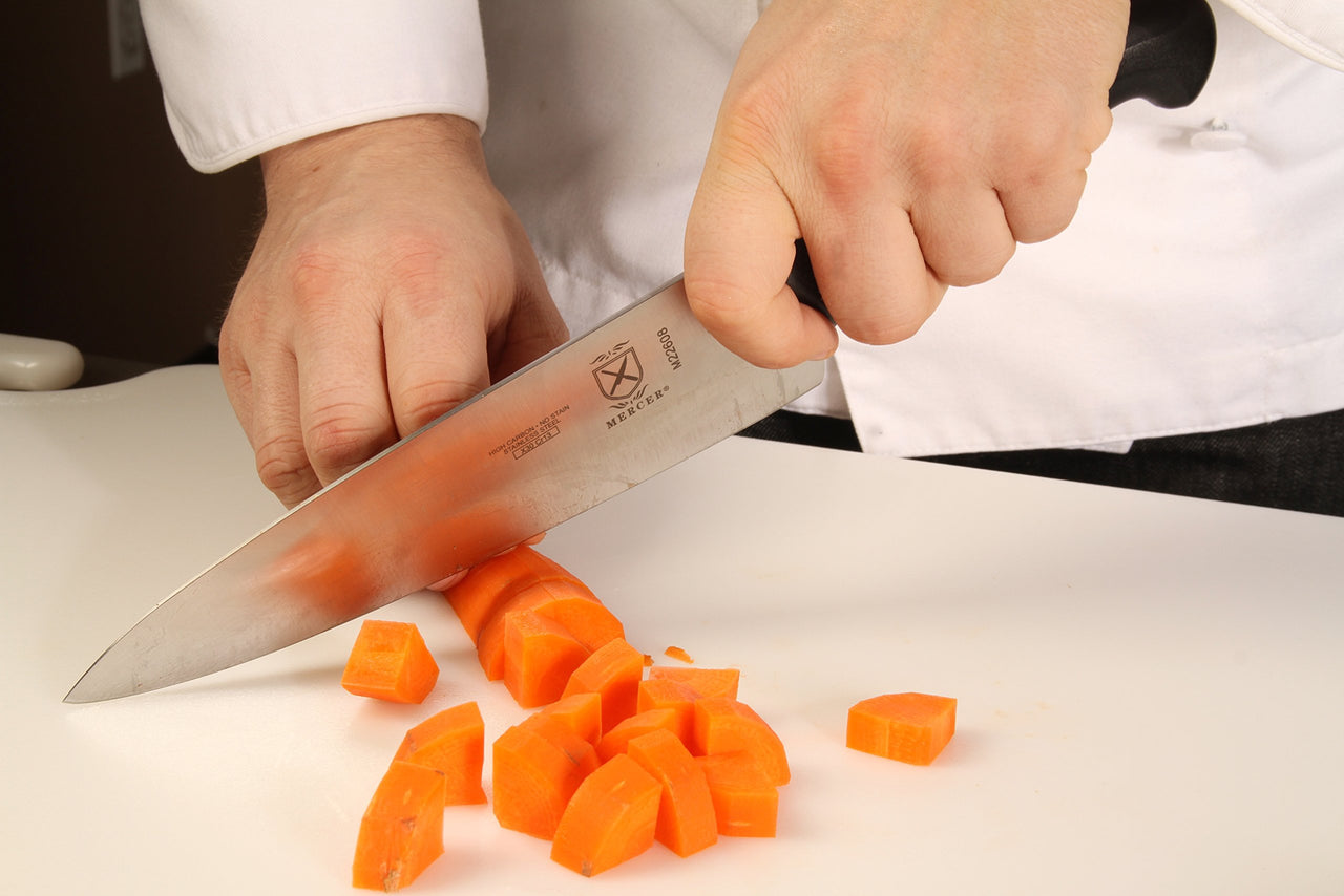 Mercer Culinary M22608 Millennia Black Handle, 8-Inch, Chef's  Knife 8" Chef's  Knife