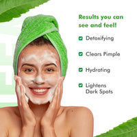 Raw Essentials Neem & Tea Tree Face Wash 150ml for Oily Skin & Acne, Fades Dark Spots, All Skin Types, Face Wash for Men & Women, 100% Natural Actives, Sulphate & Paraben Free