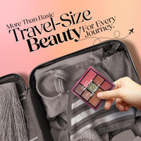 Hilary Rhoda More Than Basic Face Palette | With Blushes, Shimmer Highlighters & Eyeshadows | Highly Pigmented & Long Lasting Face Palette |10.5g (Made You Blush - Shade 02)