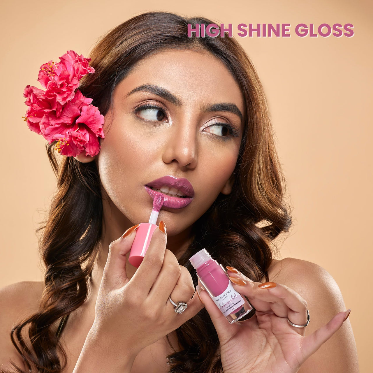 THE SKIN DIET COMPANY Lip Tint - Mauve Pink | Hydrating Liquid Lipstick for Women | Lip treatment for Dry & Pigmented Lips (4ml)