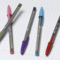 BIC Cristal Xtra Bold Ballpoint Pens, Bold Point (1.6mm) For Vivid And Dramatic Lines, Assorted Colors, 24-Count Pack