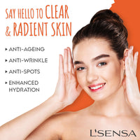 L'SENSA 7 in1 Youth Complex™ Vitamin C Serum with Hyaluronic Acid, Niacinamide,Tripeptide-5, Ferulic Acid, Vitamin-E for Anti-Ageing, Anti-Wrinkle and Anti-Spots| For All Skin Types - 10ml