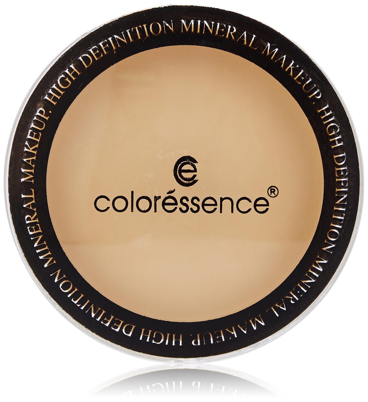 Coloressence Single HD Cream Foundation Pancake Makeup Base, All In One Creamy Matte Finish, Lightweight Longlasting Waterproof Formula (Brown) 8gm- HDM-17