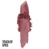 Maybelline New York Sensational Liquid Matte Lipstick 11, Made Easy, 7G. and Maybelline New York Color Sensational Creamy Matte Lipstick, 660 Touch of Spice, 3.9g