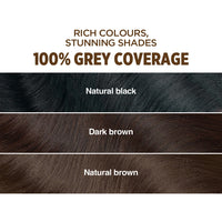 Godrej Expert Rich Crème Hair Colour for Women & Men – NATURAL BROWN Shade 4.00 (50ml + 50g) | No Ammonia | 10x Aloe Vera & 100% Grey Coverage