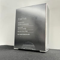 TIRTIR Mask Fit Aura Cushion Foundation, Full coverage, Skin fit, Satin Glow Finish, Korean Cushion Foundation #15C FAIR PORCELAIN, 4.5g