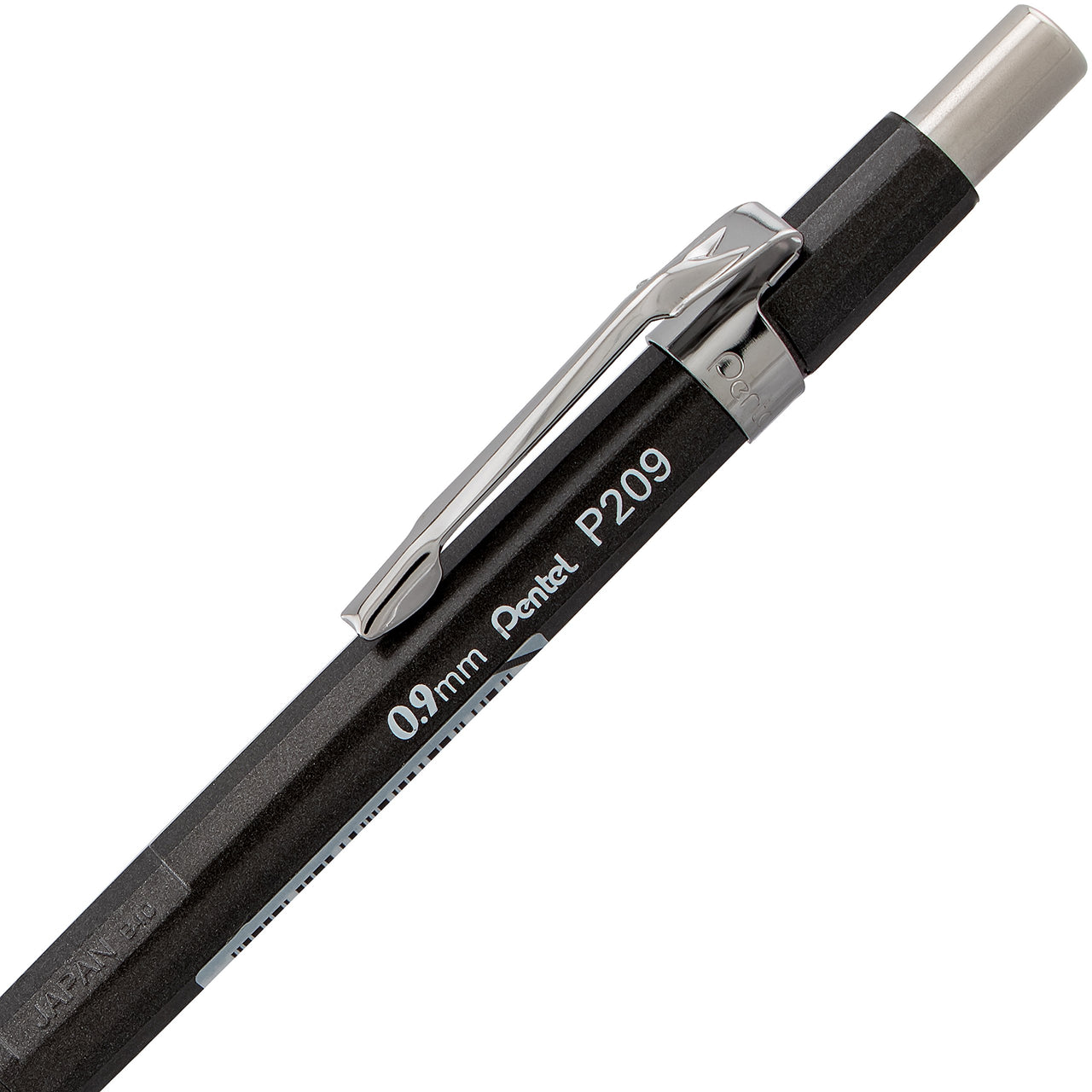 Pentel Sharp Mechanical Pencil, (0.9mm), Metallic Graphite Barrel, Box of 12 (P209MN) 12 Count (Pack of 1) 0.9mm