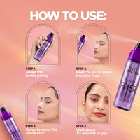 Hilary Rhoda Staying Up Makeup Fixer | Infused with Niacinamide | Hydrating & Refreshing Setting Spray | Smudge-Proof Makeup Fixer | Waterproof & Non-Sticky Formula | 105ml