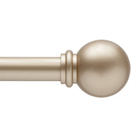Kenney KN71704 Chelsea Ball End Standard Decorative Window Curtain Rod, 28-48