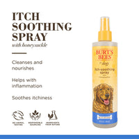 Burt's  Bees for Pets Dogs All-Natural Itch Soothing Spray with Honeysuckle | Best Anti-Itch Spray For All Dogs And Puppies With Itchy Skin | 10 Ounces - Pack of 2 10 oz - 2 Pack