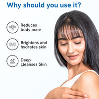 Be Bodywise 5% Niacinamide Body Wash & 1% Salicylic Acid Body Wash | With Aloe Vera & Chamomile Extract | For Glowing, Radiant & Even-Toned Skin | 500 ml