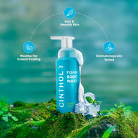 Cinthol Cool Foam Body Wash (200ml) | Unique Foam Formula for Moisturized & Irresistibly Soft Skin | Suitable for All Skin Types