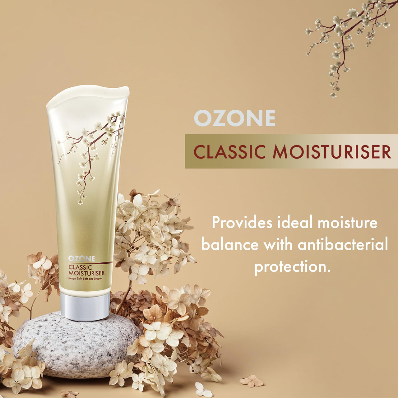 Ozone Classic Moisturiser Cream 100 Gm For All Skin Types | Enriched With Aloe Vera & Neem | For Men & Women