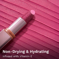 Pilgrim Glitter Lipstick For Women 4.2gm | Dubai Luxe Lifestyle - Chic Haseena Shade | Lipstick Infused with Vitamin E & Olive Oil | Glitter Formula With Matte Finish | Non Drying | All Skin Types