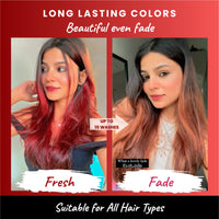 2.Oh! Italian- Red Hair Color For Women & Men | Ammonia-Free DIY Semi Permanent Hair Color | Enriched with Argan Oil | Lasts upto 12-15 Washes | Pack of 2