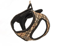 RC Pet Products Cirque Soft Walking Step-in Dog Harness, Medium, Tan Tartan