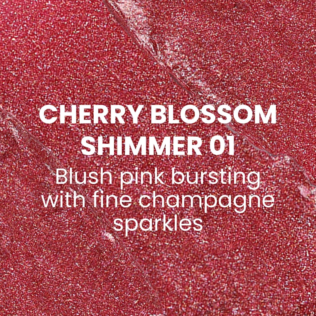Typsy Beauty Glossified Lip Plumer (Cherry Blossom with Shimmer) | 3-in-1 | Hydrating & Nourishing Lip Balm | Instant Fullness with Lip Plumper | High Shine Lip Gloss | Formulated In Korea | 2.6gm