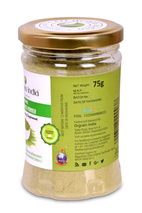 Orgrain India Organic Wheatgrass Powder 150g (Pack of 2 * 75g) | Company-Owned Farmlands