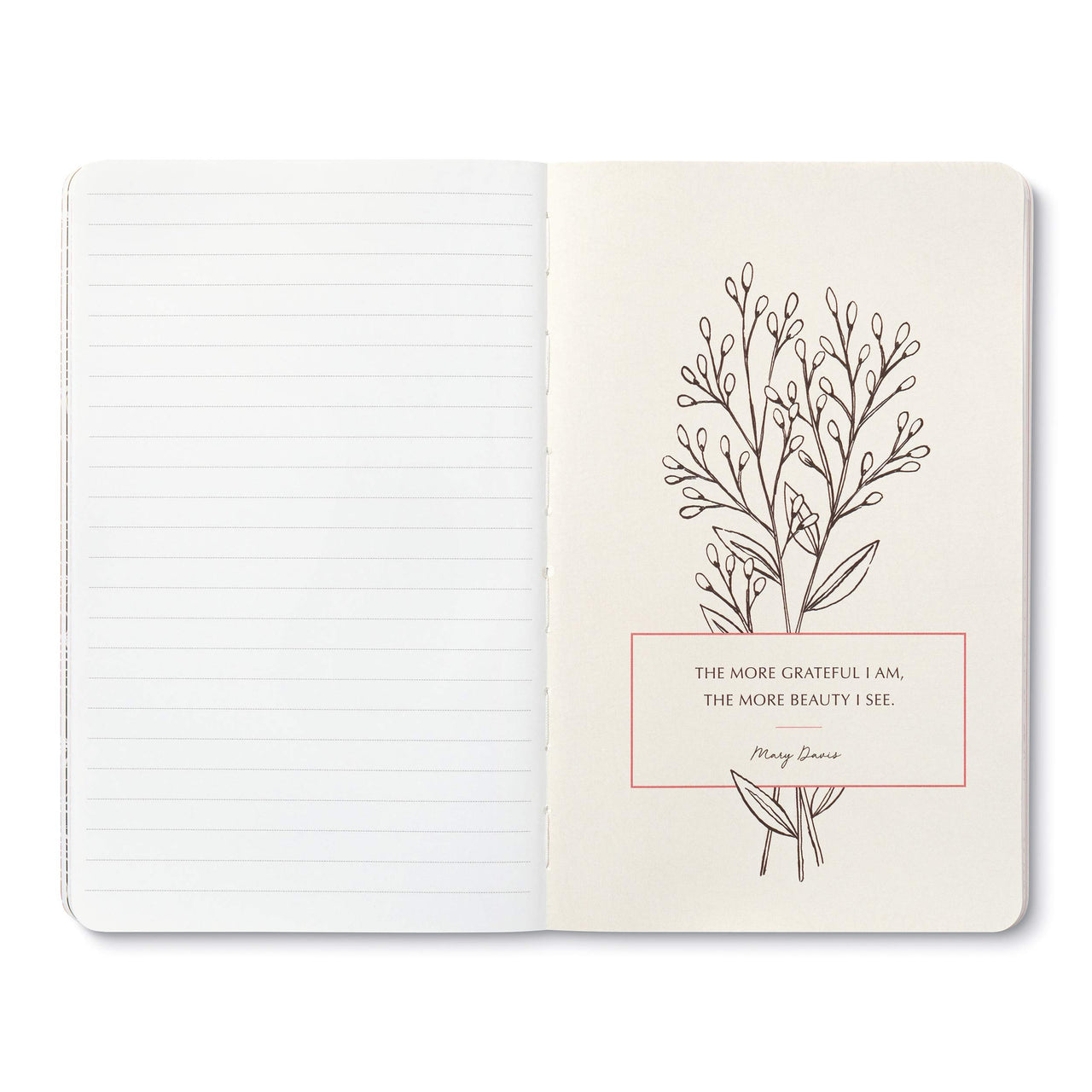 Compendium Softcover Journal - My heart gives thanks… – A Write Now Journal with 128 Lined Pages, 5″W x 8″H My heart gives thanks…