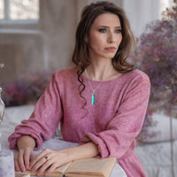 MAIBAOTA 10 Pcs Crystal Necklace Healing Amethyst Crystals Carnelian Chakra Necklaces Evil Eye Necklace Vintage Hippie Wiccan Boho Rose Quartz Moon Sun Jewelry Heart Gemstone Pendant for Women C-12 Pcs