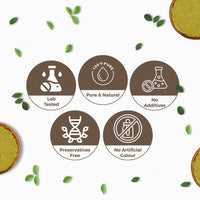 CARMEL ORGANICS Indigo Leaves Powder (800 Grams) – Natural Hair Colorant for Black/Brown Hair, Includes Gloves & Hair Cap, No Added Colors or Preservatives, Avuri Akulu, Indigofera