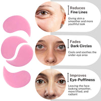 HOUSE OF BEAUTY Hydragel Eye Patches With Collagen, Peptides & Hyaluronic Acid For Dark Circles, Instant Puffiness Reduction & Hydration - (30 Pairs for both Women and Men) - 95 g