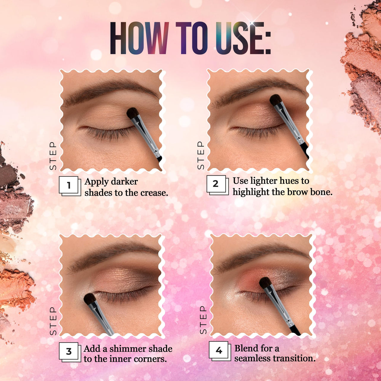 Hilary Rhoda Play N Blend Eyeshadow Palette | Matte & Shimmer Finish | Super-fine Particles | 18 Trendy Colours | Available in 2 Variants | Blends Easily - 20g (Day Dreamer - Shade 01)