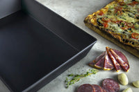 LloydPans Kitchenware 8 by 10 inch Detroit Style Pizza Pan USA Made Hard-Anodized 8 Inch by 10 Inch