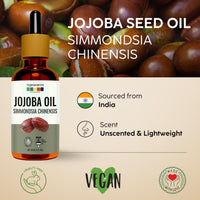 Organix Mantra Jojoba Body Oil for Hair Growth, Moisturizing Skin, Makeup Primer & Nails | 100% Pure, Natural & Cold Pressed Oil, 30ML