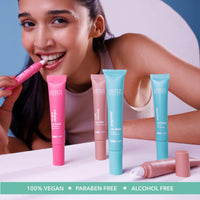 Lotus Herbals Peptide Lip Balm with SPF 15 for Dry and Chapped Lips, Repairs and Plumps Skin, Glossy Finish, With Hyaluronic Acid and Vitamin E, No Tint, Vanilla Scent, Vegan, For Men and Women (Transparent, 10gm)