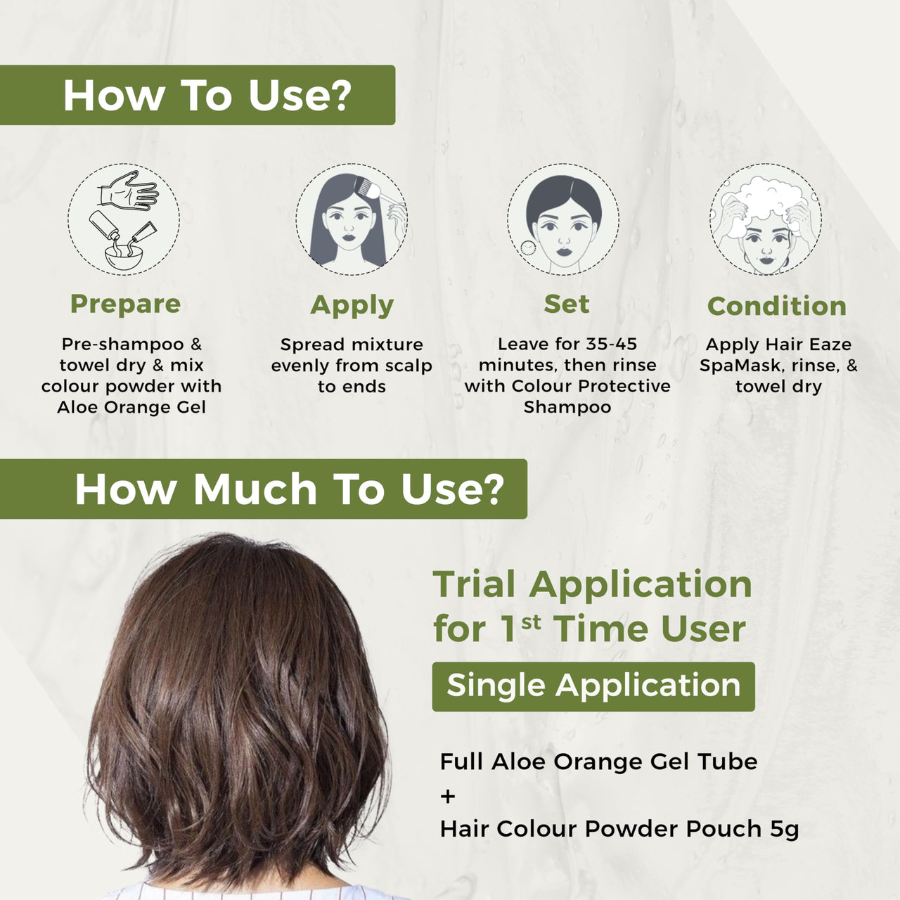 INDUS VALLEY Damage Free Natural Gel Hair Colour for Women | Ammonia & PPD Free Organic Hair Colour with 100% Grey Coverage, Long Lasting Hair Color Trial Pack (Medium Brown, 65 ml)