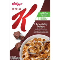 Special K Cold Breakfast Cereal, 11 Vitamins and Minerals, Chocolatey Delight, 13.2oz Box (1 Box)