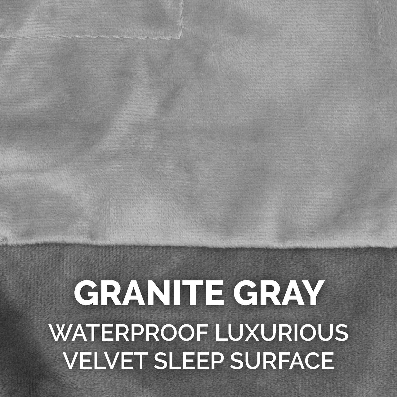 Furhaven Waterproof Throw Blanket for Dogs & Indoor Cats, Washable - Two-Tone Luxe Velvet Dog Blanket - Granite Gray, Large Blanket - Two-tone Luxe Velvet (Granite Gray) Waterproof Only